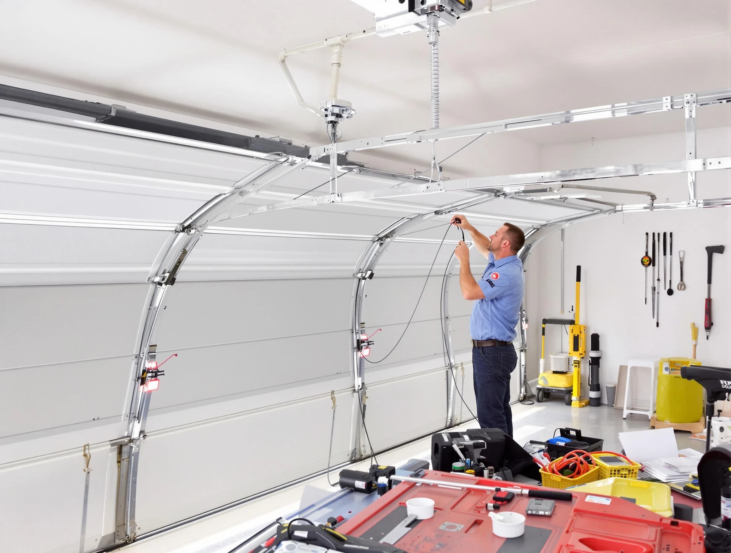 Garage door cable repair service by Santaquin Garage Door Repair in Santaquin