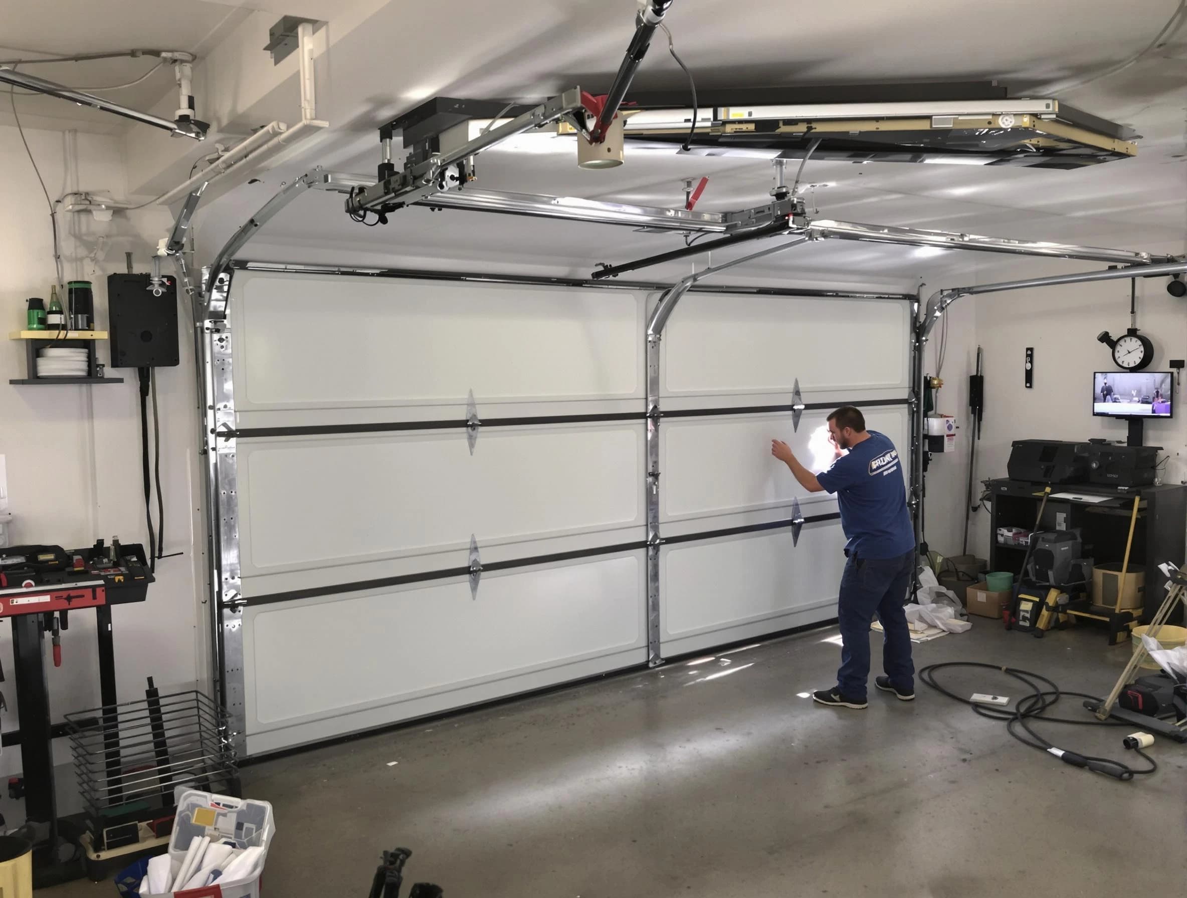 Professional garage door repair service by Santaquin Garage Door Repair in Santaquin