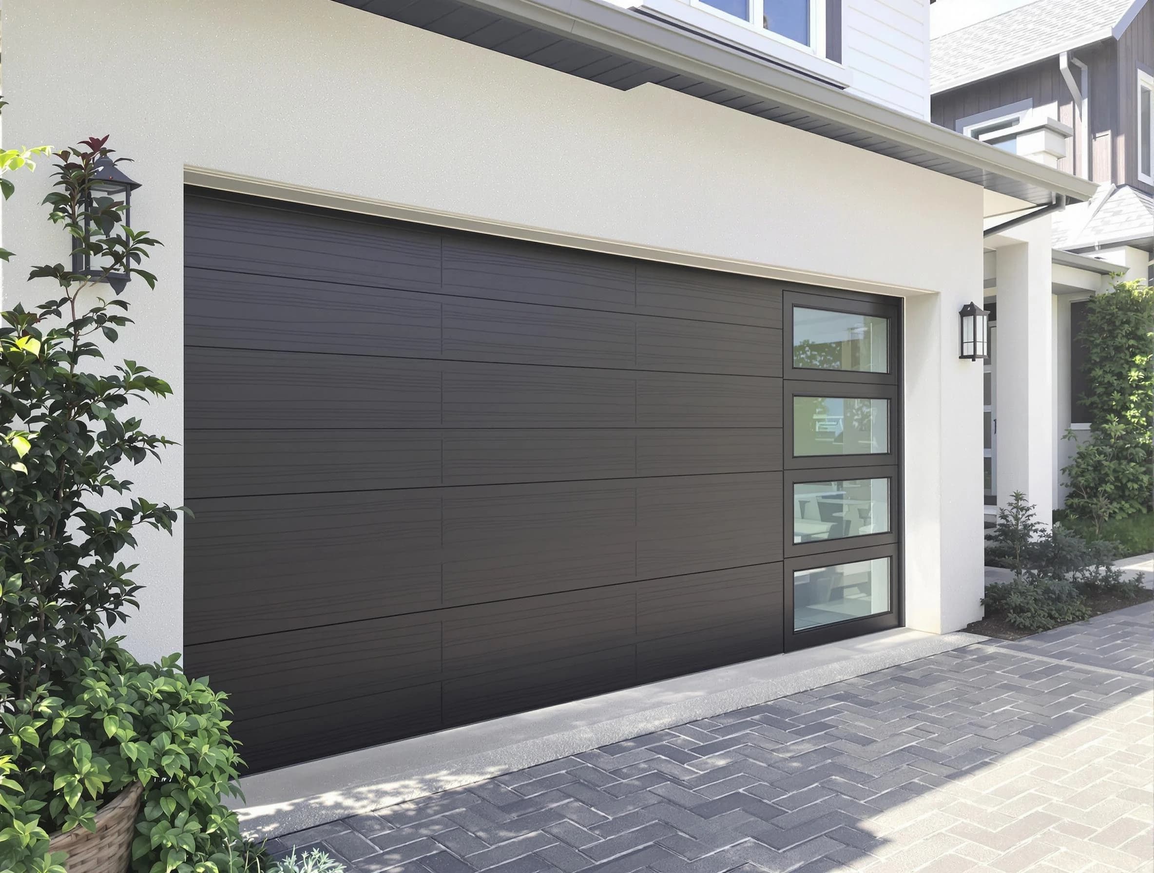 Custom garage door installation by Santaquin Garage Door Repair in Santaquin