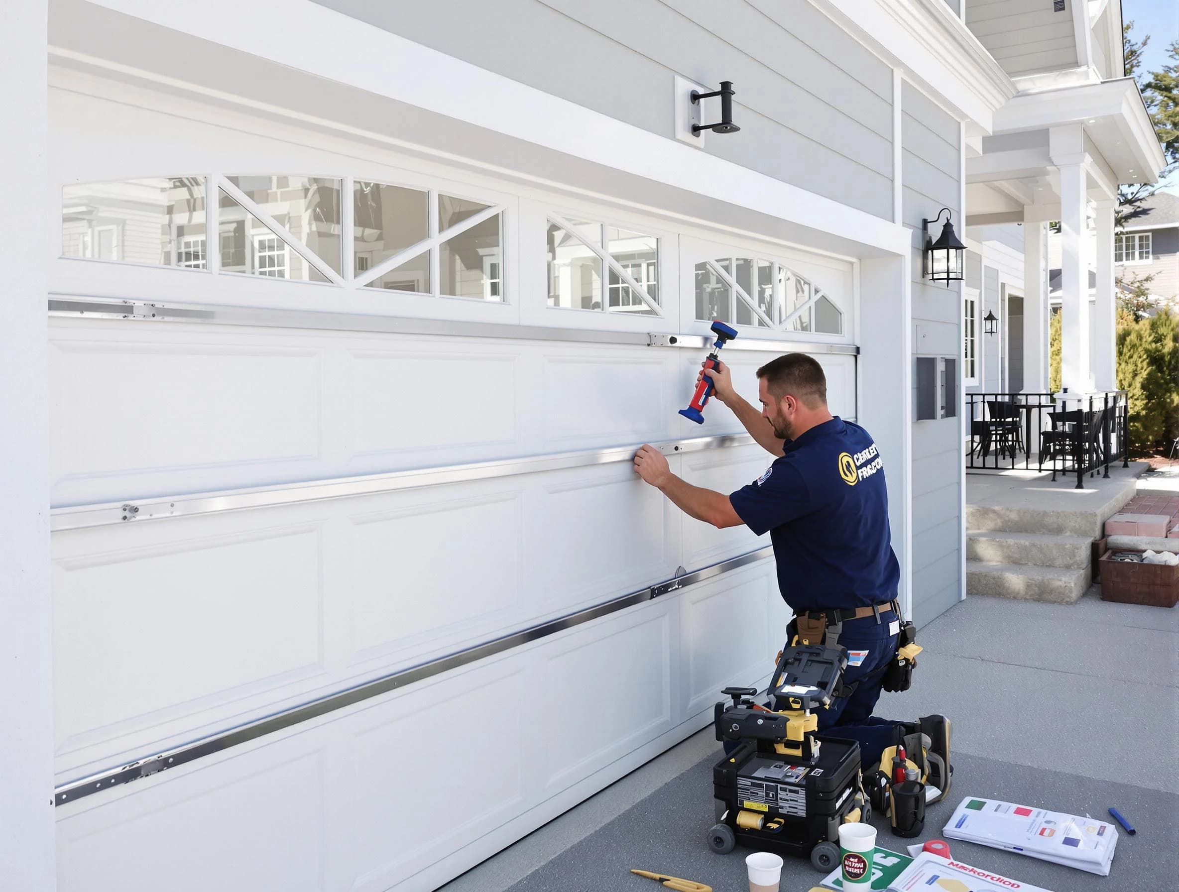 Professional garage door installation by Santaquin Garage Door Repair in Santaquin