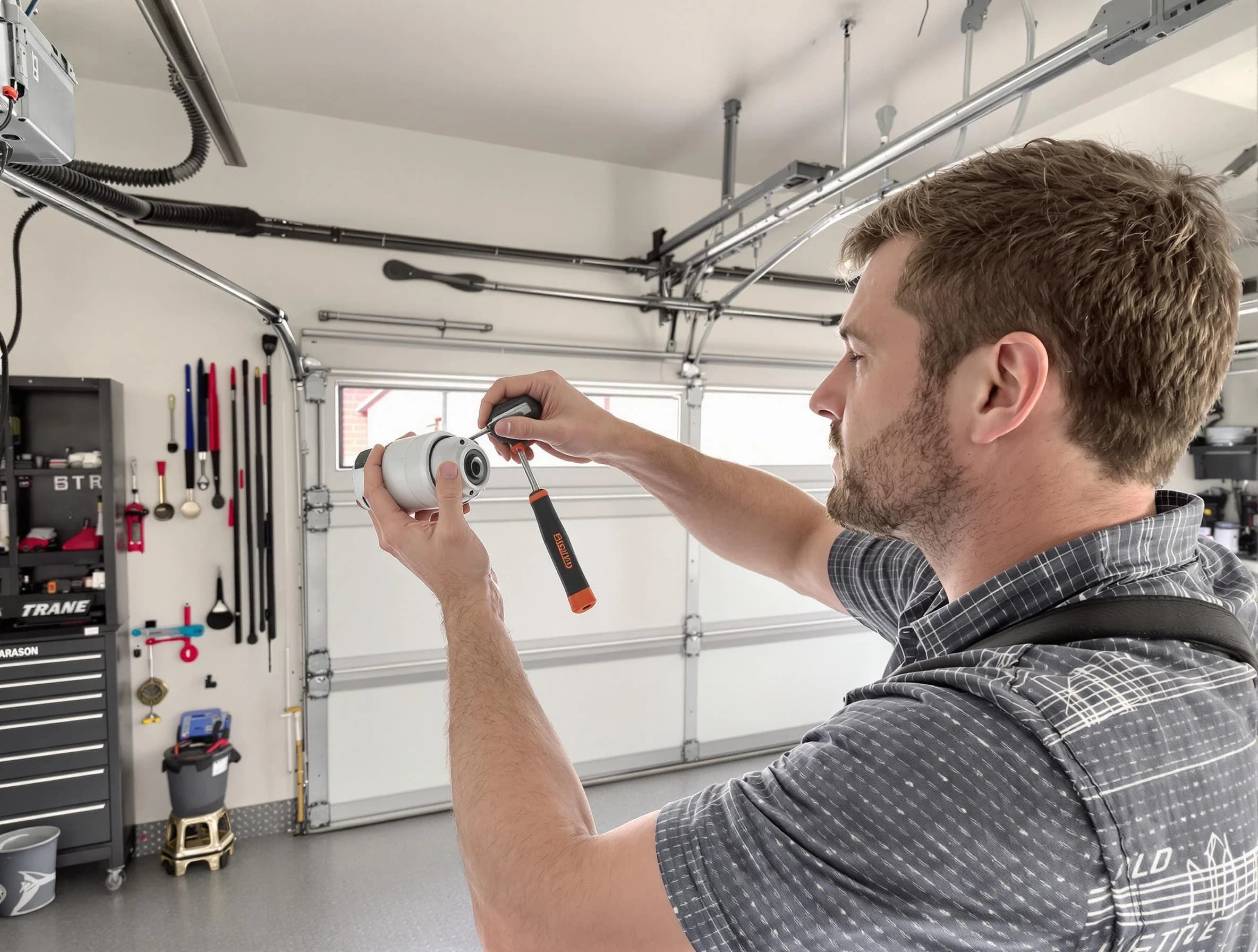 Garage door opener repair service by Santaquin Garage Door Repair in Santaquin