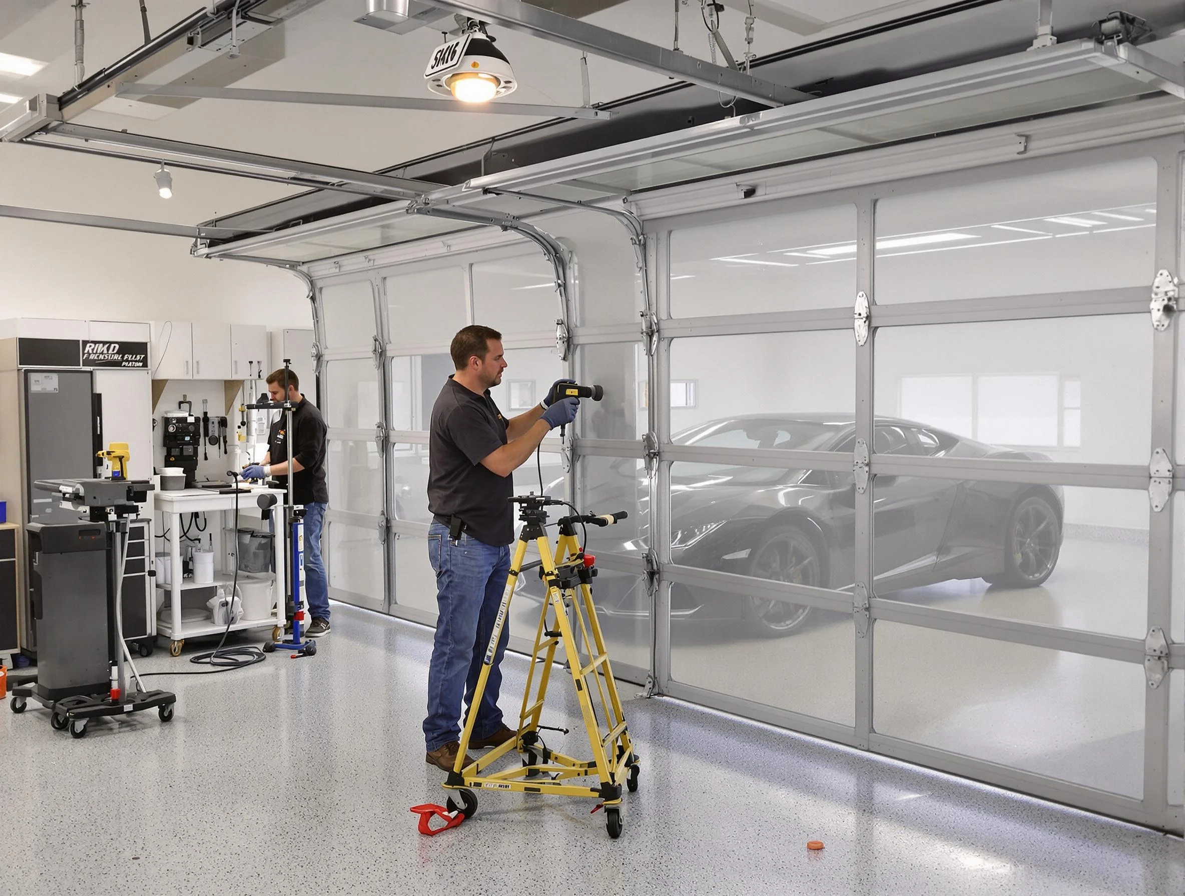 Garage Door Dents Repair in Santaquin