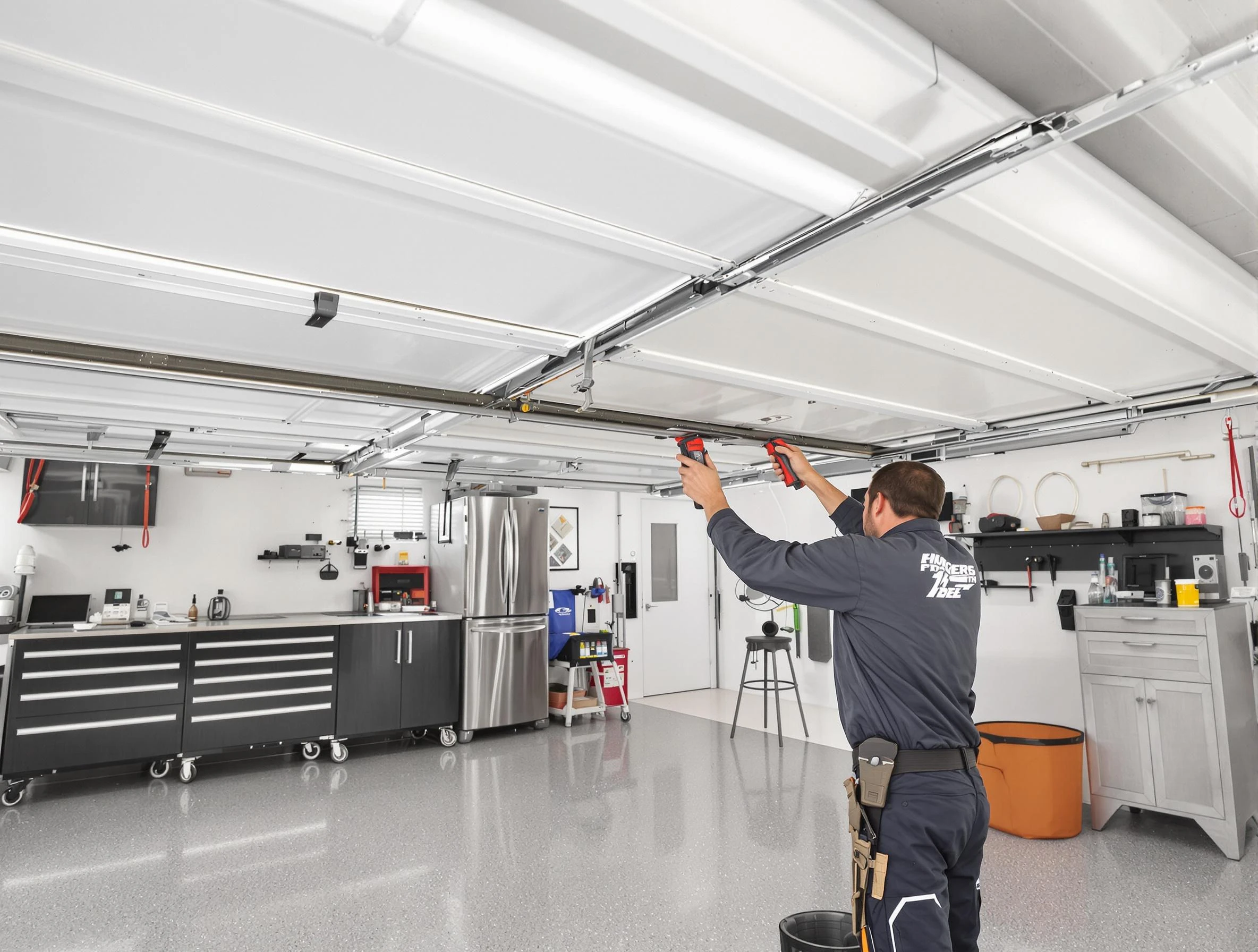 Overhead garage door repair service by Santaquin Garage Door Repair in Santaquin
